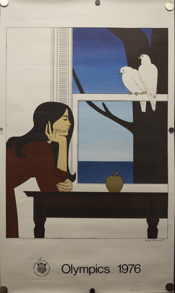 1976 United States Olympic Committee by Will Barnet Montreal Olympics - Golden Age Posters