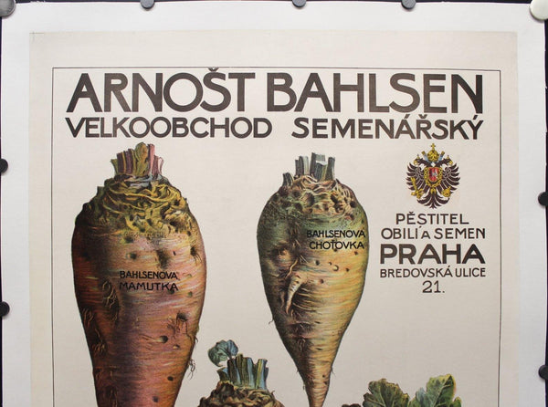 c. 1920s Arnost Bahlsen Velkoobchod Semenarsky - Golden Age Posters