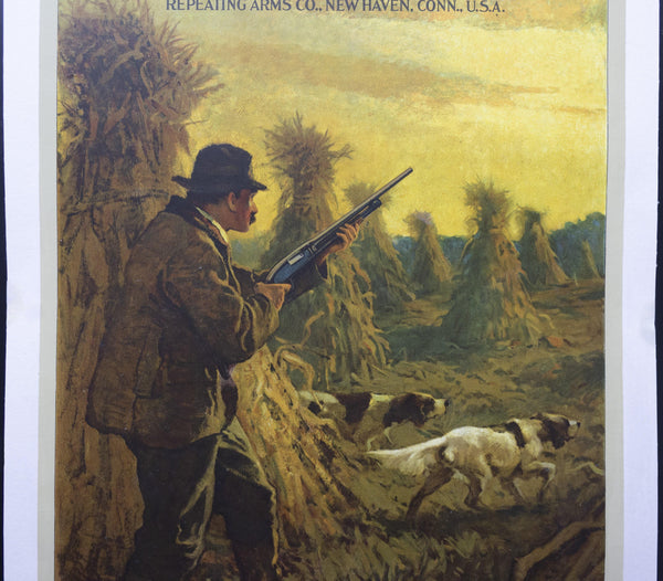 1914 Winchester Repeating Arms Company Calendar Top by N.C. Wyeth - Golden Age Posters