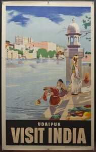 c.1954 Visit India – Udaipur - Golden Age Posters