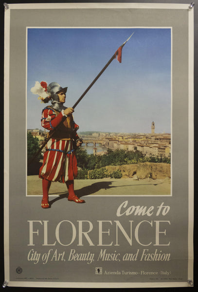 1954 Florence Calling City Art Beauty Music Fashion Italy Azienda Turismo ENIT Italian - Golden Age Posters