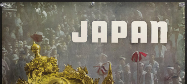 1952 Japan Travel Bureau Shrine Festival Matsuri Toppan Printing Co. - Golden Age Posters
