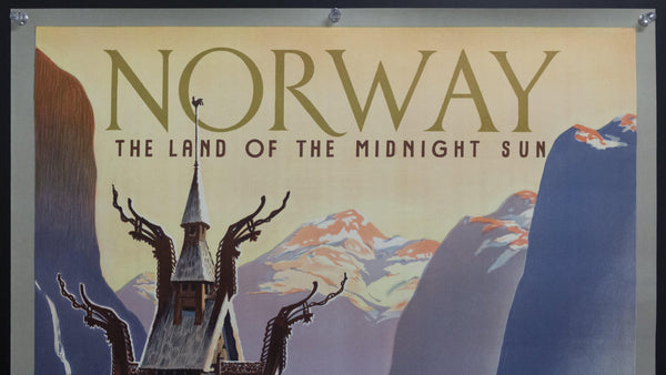 1955 Norway The Land Of The Midnight Sun In Festive Spring Ivar Gull - Golden Age Posters