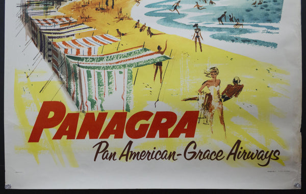 1952 South America Panagra Pan American-Grace Airways by Charles Green Shaw - Golden Age Posters