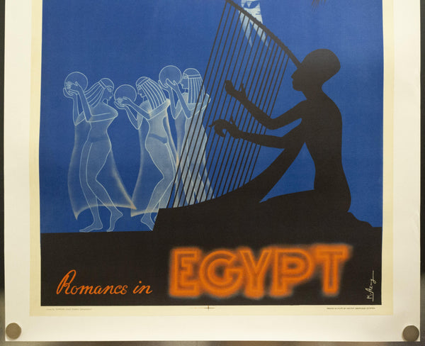 c.1950 Romance in Egypt by M. Amzy Egyptian State Tourist Department Mid-Century - Golden Age Posters
