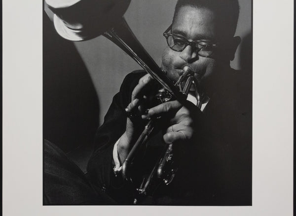 c.1980s Dizzy Gillespie Poster by Stefan Grabowski Jazz Trumpeter Band Leader - Golden Age Posters