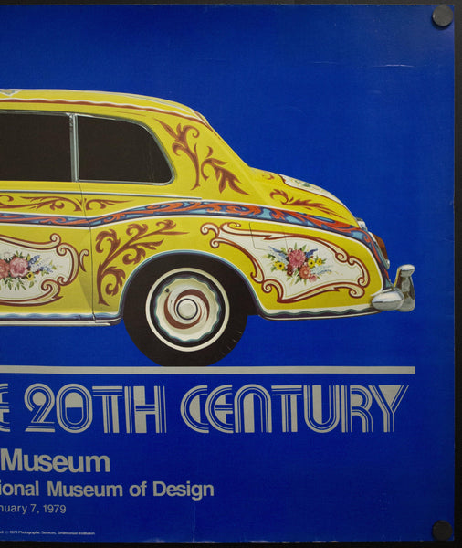 1978 Ornament In The 20th Century Cooper Hewitt Museum Exhibit Poster Vintage - Golden Age Posters