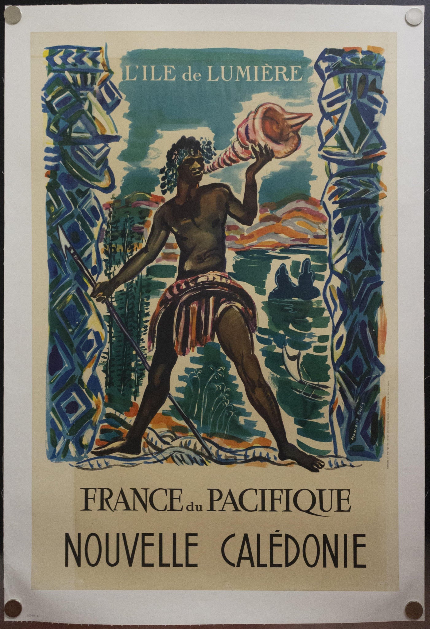 Affiche Nouvelle-Calédonie, Nouvelle Calédonie Poster, Nouvelle Calédonie France, New Caledonia Print, Vintage Travel Poster - France Affiche Nouvelle-Calédonie, Nouvelle Calédonie Poster, Nouvelle Calédonie France, New Caledonia Print, Vintage Travel Poster - France