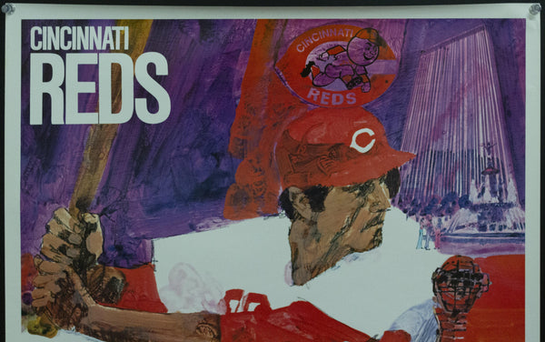 1971 Cincinnati Reds by Chuck Hamrick Major League Baseball MLB 1968 - Golden Age Posters