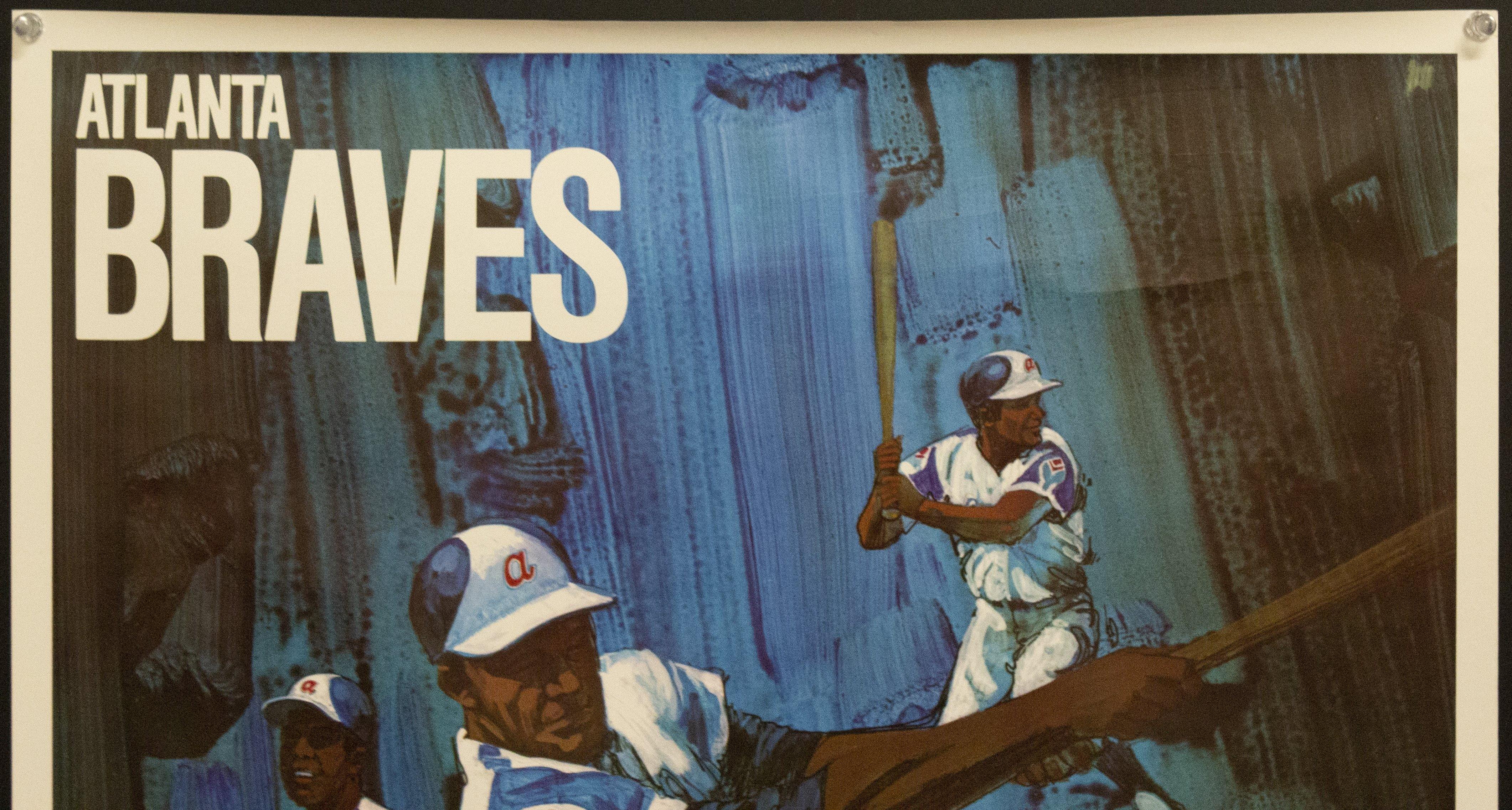 1972 Atlanta Braves Vintage Poster Ken Peterson Major League Baseball –  Golden Age Posters