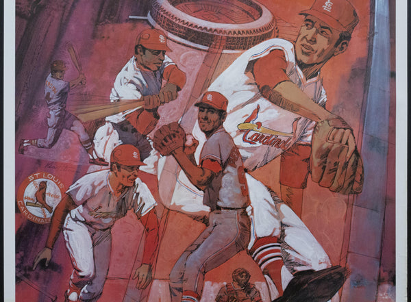1971 St Louis Cardinals Major League Baseball MLB Ken Peterson 1968 - Golden Age Posters