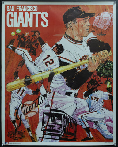 1971 San Francisco Giants Major League Baseball MLB Shields 1968<br> - Golden Age Posters
