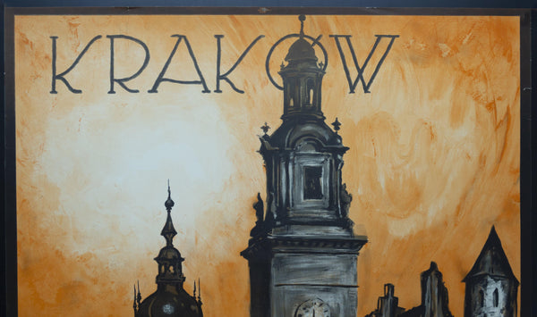 c.1925 Krakow Poland by Stefan Norblin Polish Travel - Golden Age Posters