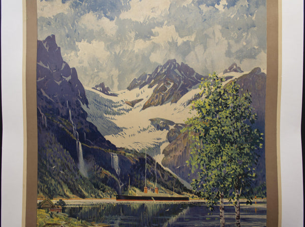 c.1930 Norway Summer Season by Benjamin Blessum Norwegian State Railways - Golden Age Posters