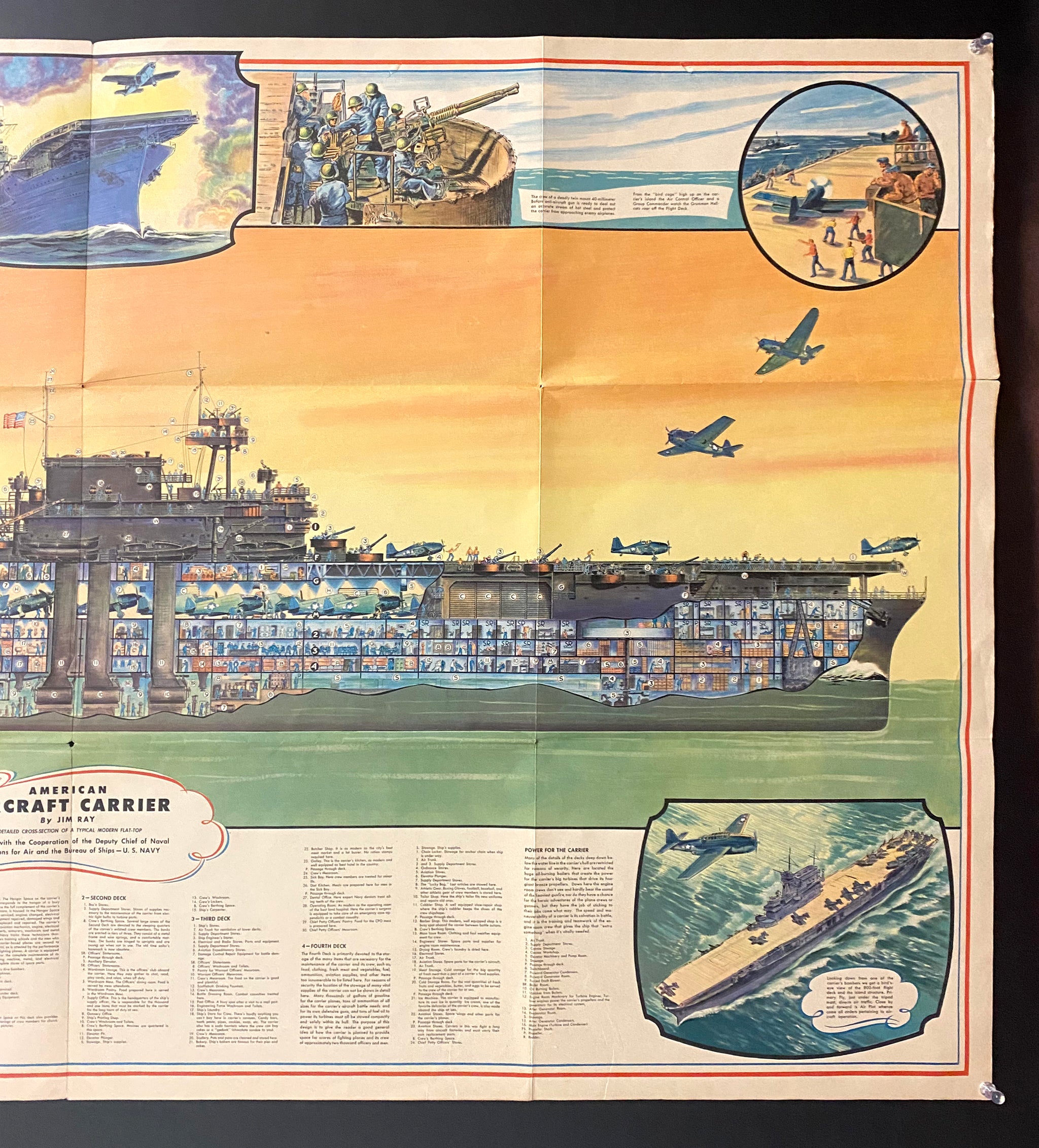 【米軍放出品】 USAヴィンテージ 海洋版画 金彩額装アート　座間基地 20220807_205655832_iOS_2048x.
