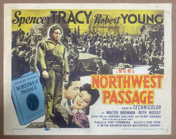 1940 Northwest Passage Lobby Card Set of 8 Spencer Tracy Robert Young R-1956