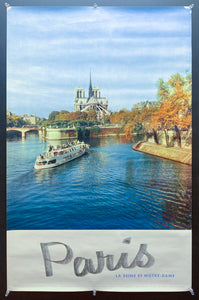 1960 Paris France La Seine et Notre Dame Travel