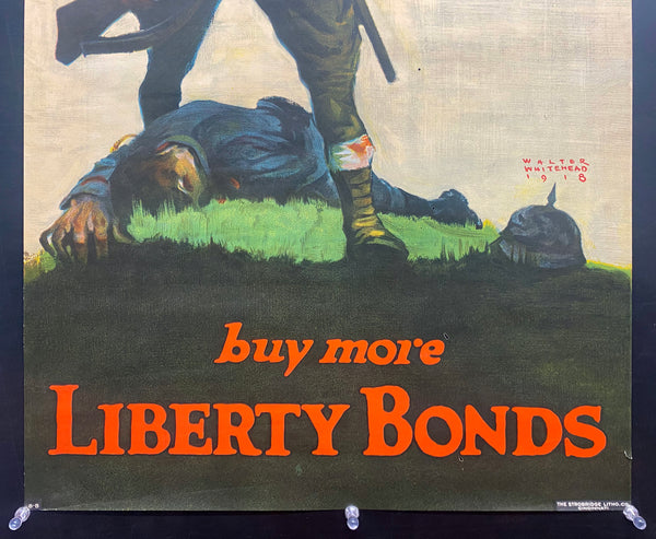 1918 Come On! Buy More Liberty Bonds by Walter Whitehead WWI