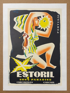 1951 Estoril Sun’s Paradise Carcavelos Cascias Portugal Travel