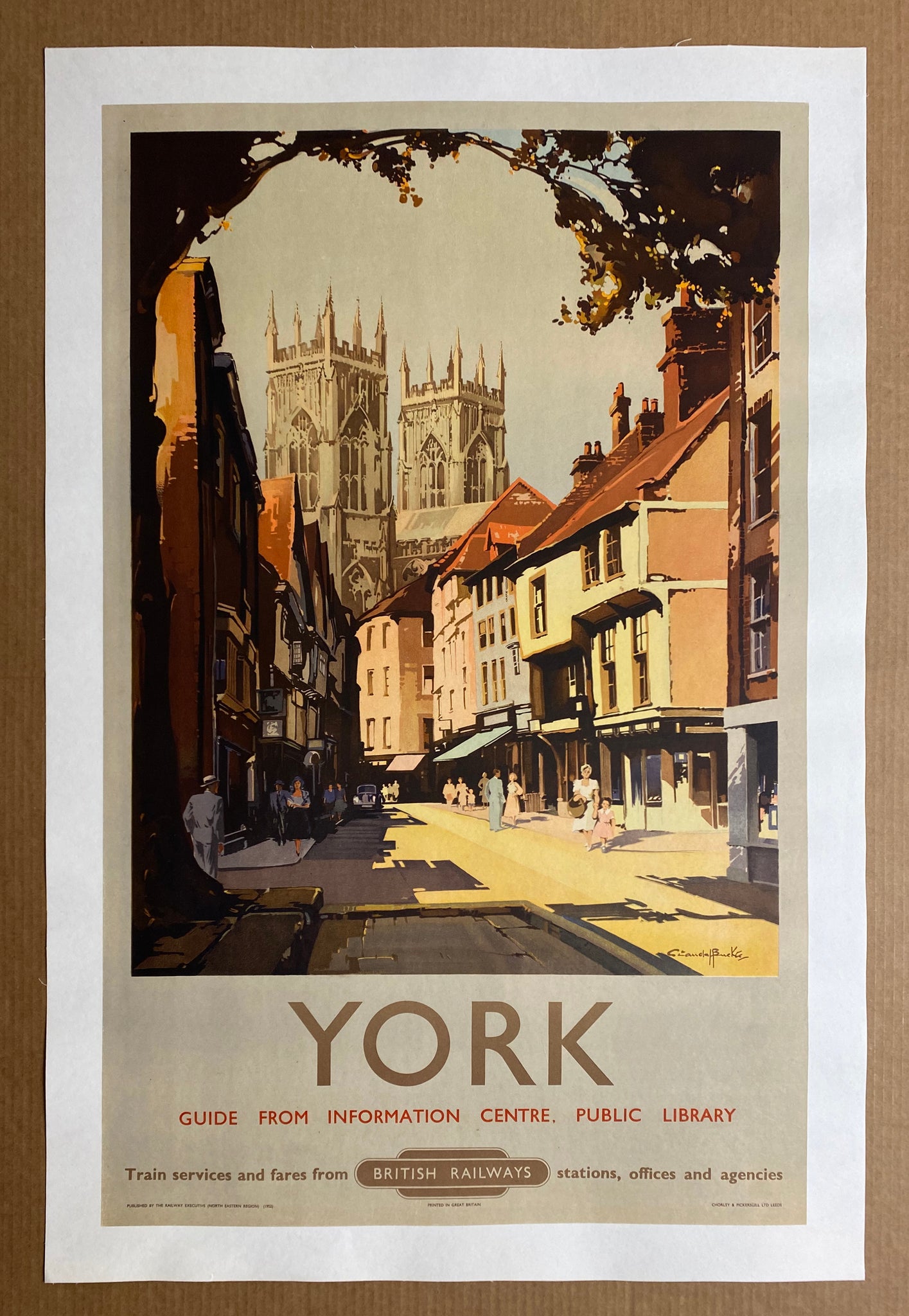 1952 York England British Railways by Claude Henry Buckle