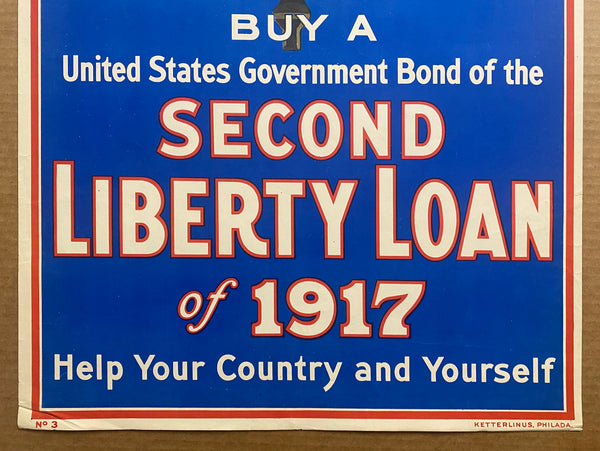 1917 Ring It Again Buy Bonds Second Liberty Loan Liberty Bell WWI