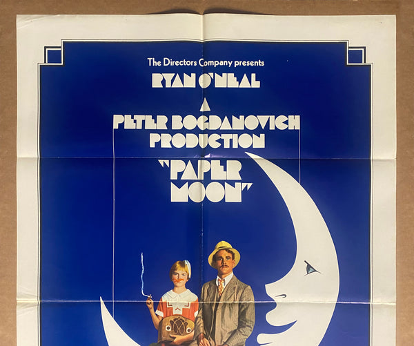 1973 Paper Moon One Sheet Movie Ryan and Tatum O’Neal
