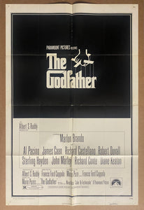 1972 The Godfather One Sheet Movie by S. Neil Fujita Marlo Brando Best Picture