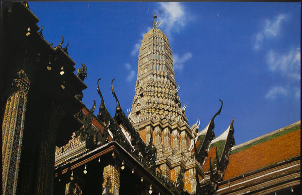 1984 Bangkok Thailand Japan Air Lines Airlines Temple of Emerald Buddha - Golden Age Posters