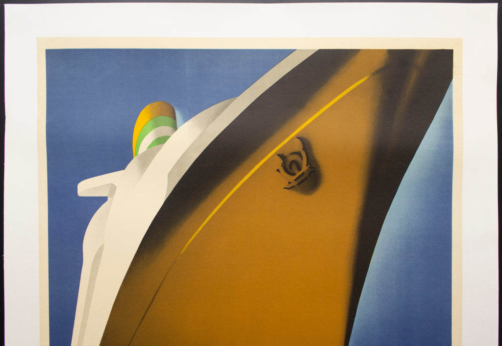 1936 Holland America Line by Willem Frederick Ten Broek Poster Vintage –  Golden Age Posters