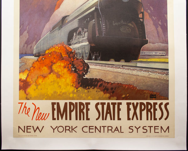 1941 The New Empire State Express Leslie Ragan New York Central Lines