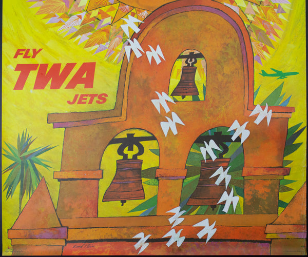 c. 1960s Los Angeles Fly TWA Jets by David Klein