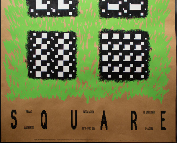 1988 Square Installation Art Exhibit Takaaki Matsumoto University of Akron