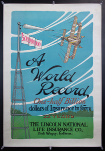 c.1927 Lincoln National Life Insurance Advertising Sheldon Hine Fort Wayne Indiana