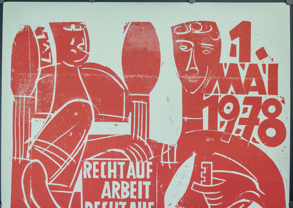 1978 Recht Auf Arbeit Recht Auf Kultur Grieshaber Swiss Labor Party