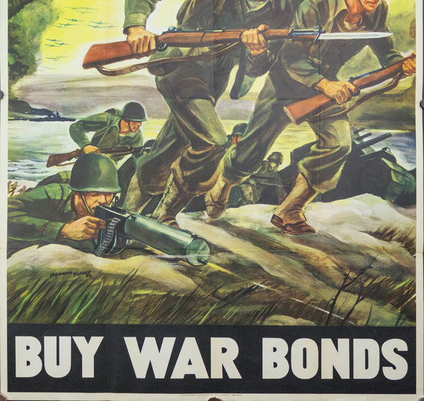 1942 Attack Attack Attack Buy War Bonds by Ferdinand Warren Full Size