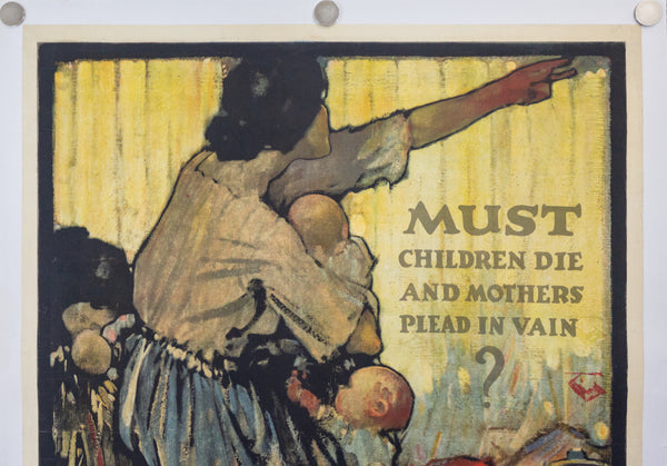 1918 Must Children Die And Mothers Plead In Vain Walter H. Everett WWI
