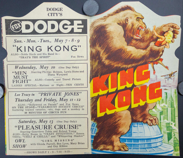 1933 KING KONG Movie Herald RKO First Release Near Mint