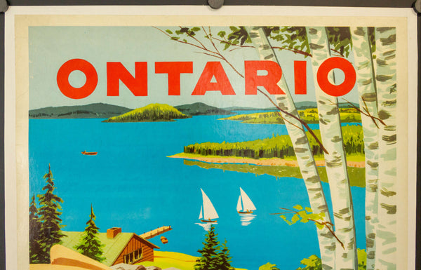 c.1950s Ontario Canada's Family Friendly Vacationland Canadian Travel