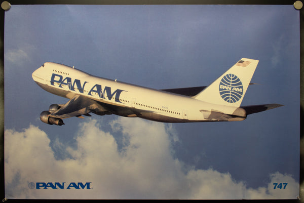 c.1979 Pan Am 747 Travel Boeing Pan American Airlines Jet Aviation