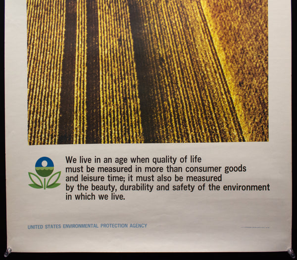 1972 Environmental Protection Agency EPA Quality of Life Environment