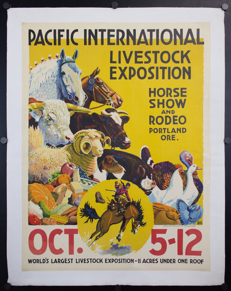 c.1946 Pacific International Livestock Exposition Edward B Quigley Portland Oregon