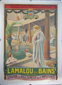 c. 1905 Lamalou Les Bains by J Belon - Golden Age Posters