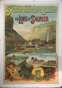 Station Balneaire Saline De Lons Le Saunier - Golden Age Posters