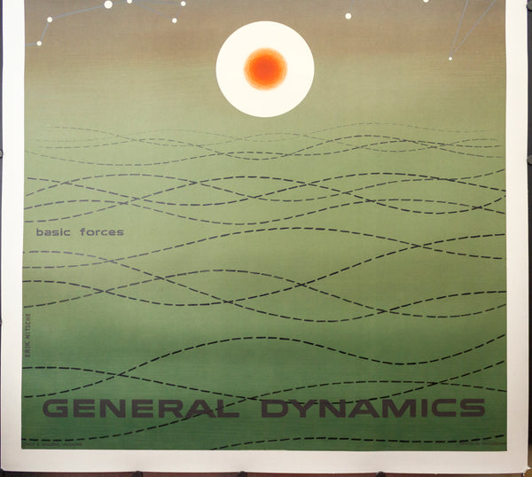 1956 Basic Forces Atoms For Peace General Dynamics by Erik Nitsche
