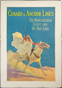 c.1920s Cunard & Anchor Lines Mediterranean Egypt and Holy Land Travel