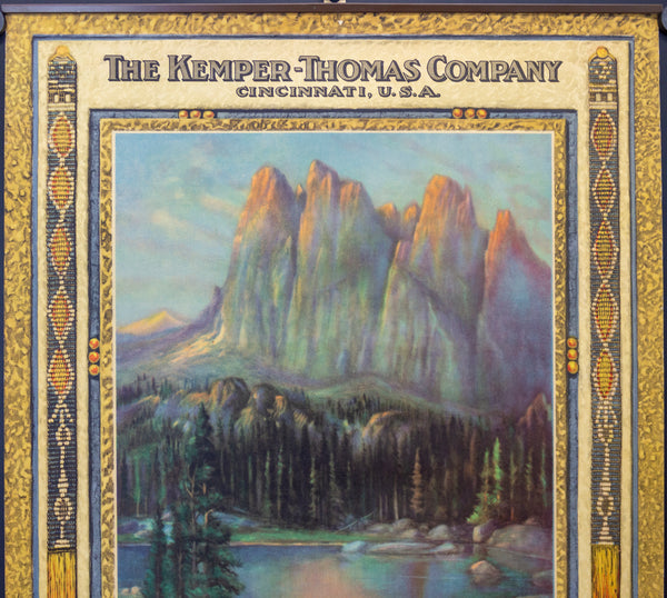 c.1930 Kemper Thomas Company Rocky Mountain National Park Wall Calendar