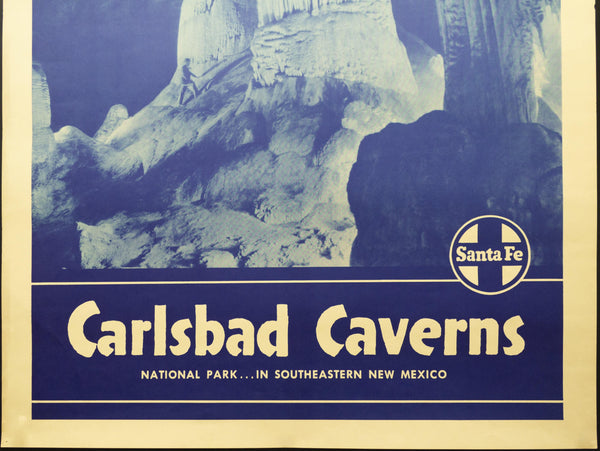 c.1930s Santa Fe Railway Carlsbad Caverns National Park…In Southeastern New Mexico - Golden Age Posters