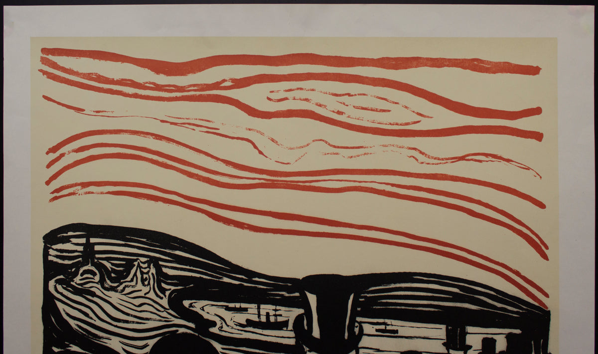 Munch Graphics 1969 Graphics by Edvard Munch Exhibit Poster Phillips Collection DC ...
