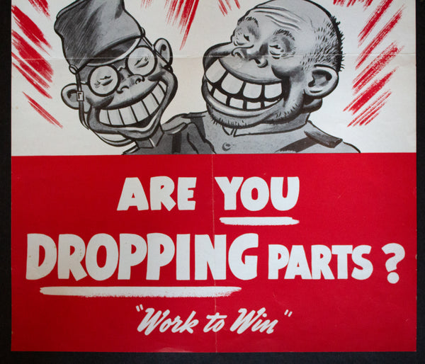 c.1943 Rejects Please The Japanese Work To Win WWII Caricatures