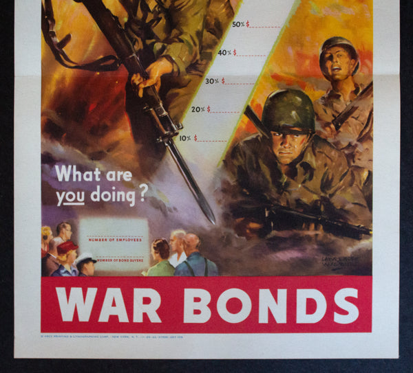 1943 The World Can Never Forget What They Did…What are you doing? WWII War Bonds